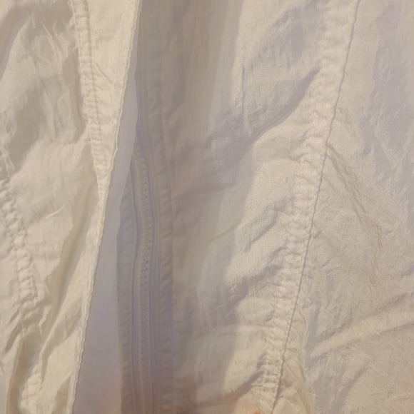 Blair women's complete white oversized wind breaker jacket size medium - Picture 4 of 11